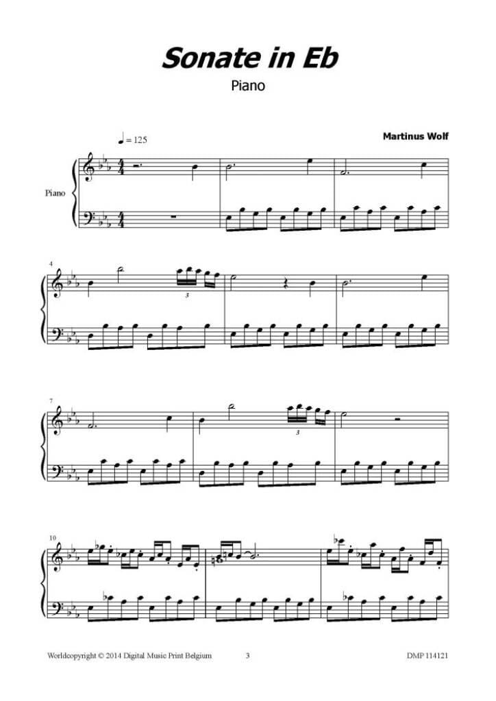 Sonate In Eb